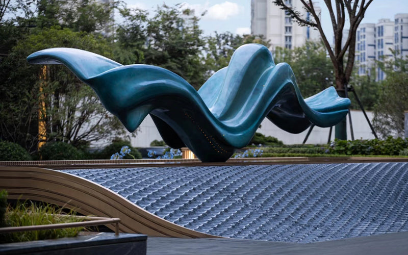 Customizable Stainless Steel Foyer Decorative Sculpture