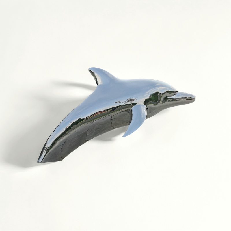 不锈钢鲸鱼雕塑