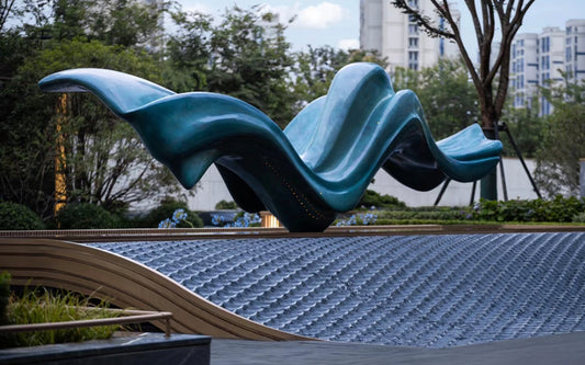 Customizable Stainless Steel Foyer Decorative Sculpture