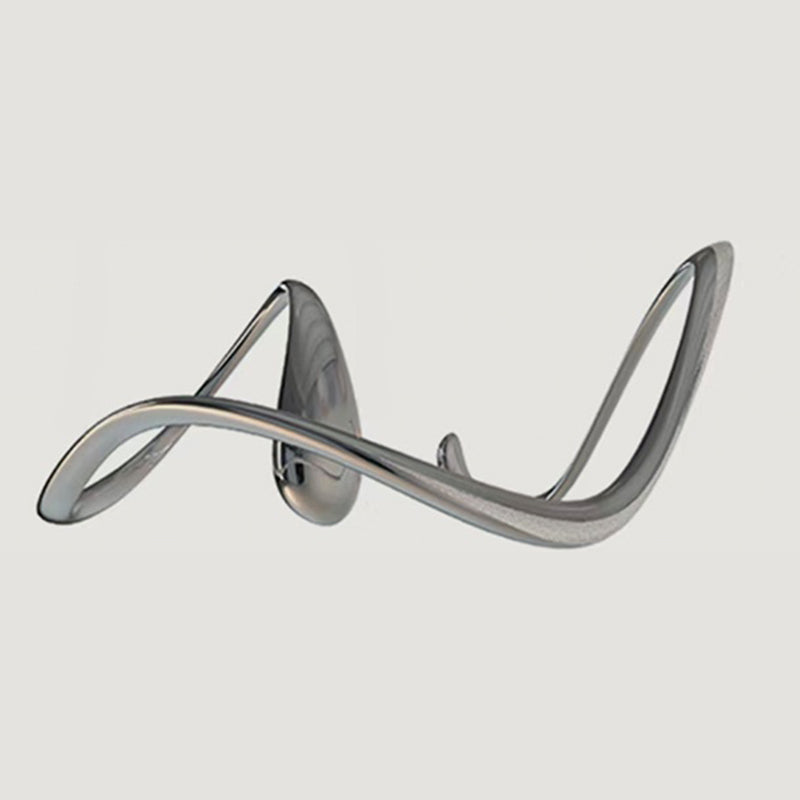 不锈钢飘带雕塑