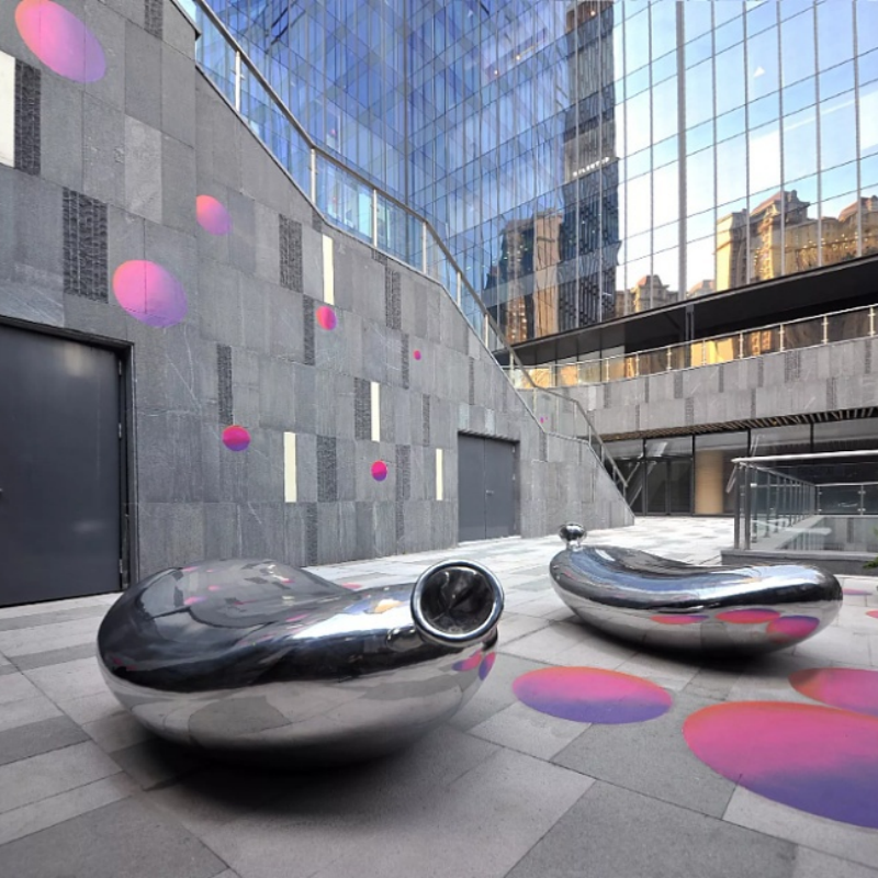 不锈钢气球雕塑