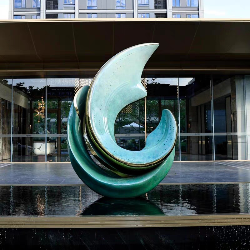 不锈钢仿玉石雕塑