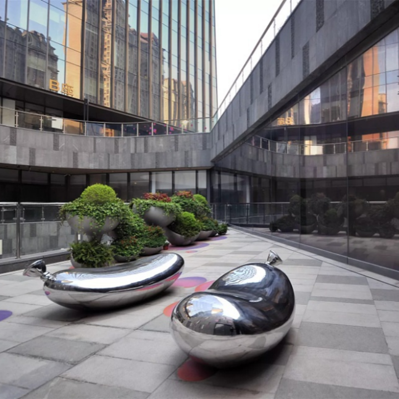 不锈钢气球雕塑