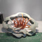 Hanging Floral Wood Carving